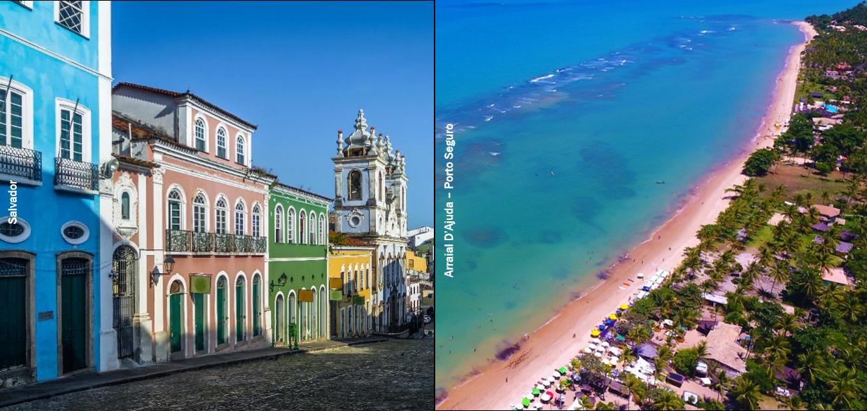 Salvador e Porto Seguro